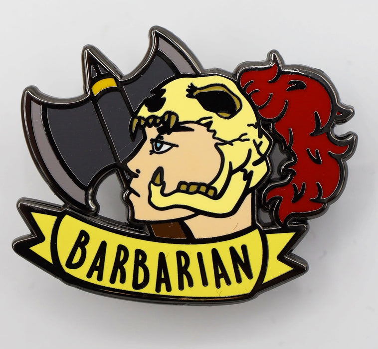 Foam Brain | Enamel Pin | Barbarian