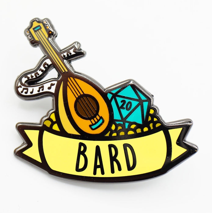 Foam Brain | Enamel Pin | Bard