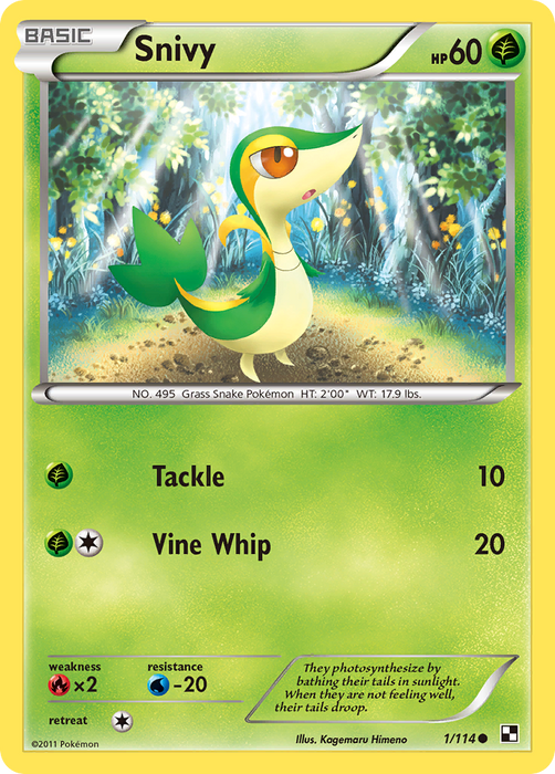 Snivy (1/114) [Black & White: Base Set]