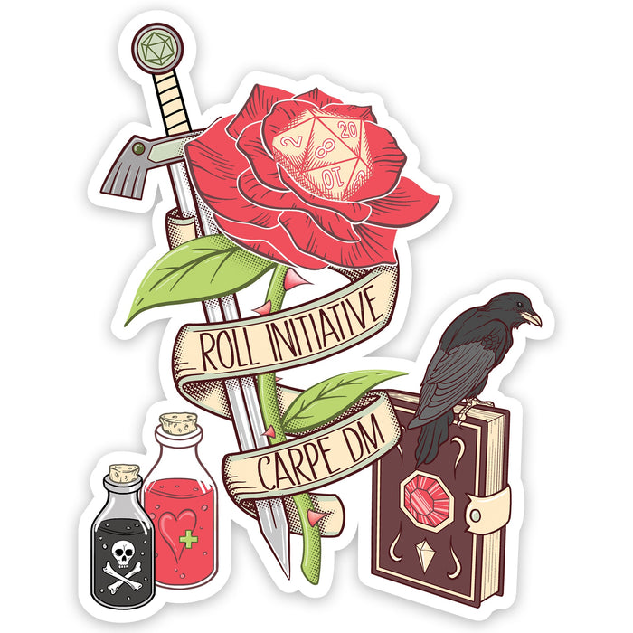 Glass Staff | Vinyl Sticker | Carpe DM