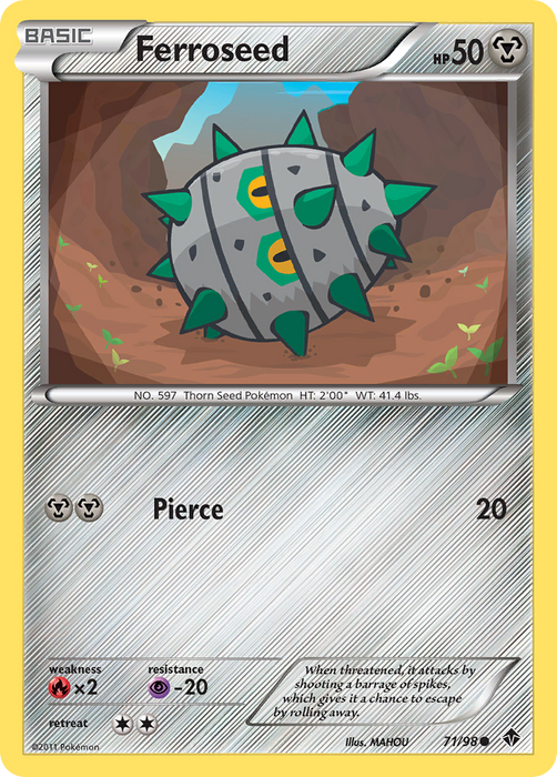 Ferroseed (71/98) [Black & White: Emerging Powers]