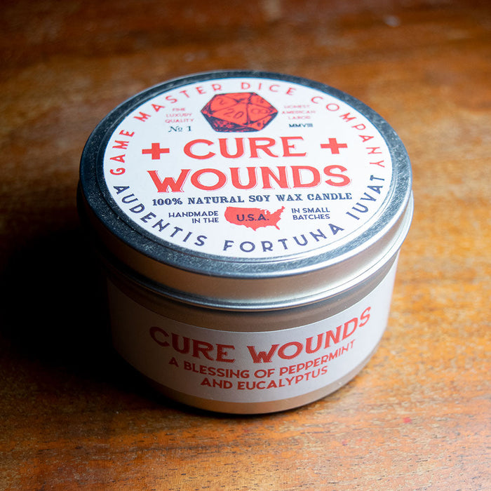 GM Dice | Gaming Candle | Cure Wounds
