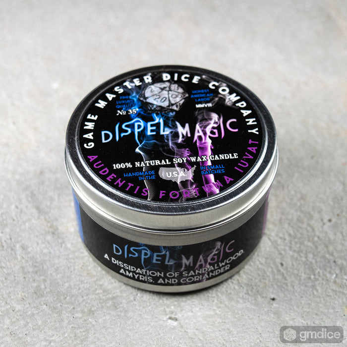 GM Dice | Gaming Candle | Dispel Magic