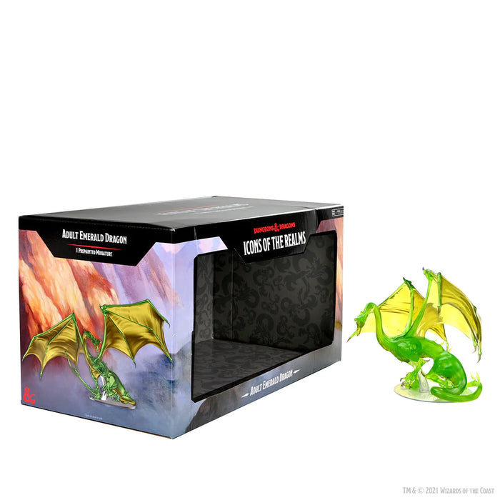 D&D Icons of the Realms | Adult Emerald Dragon