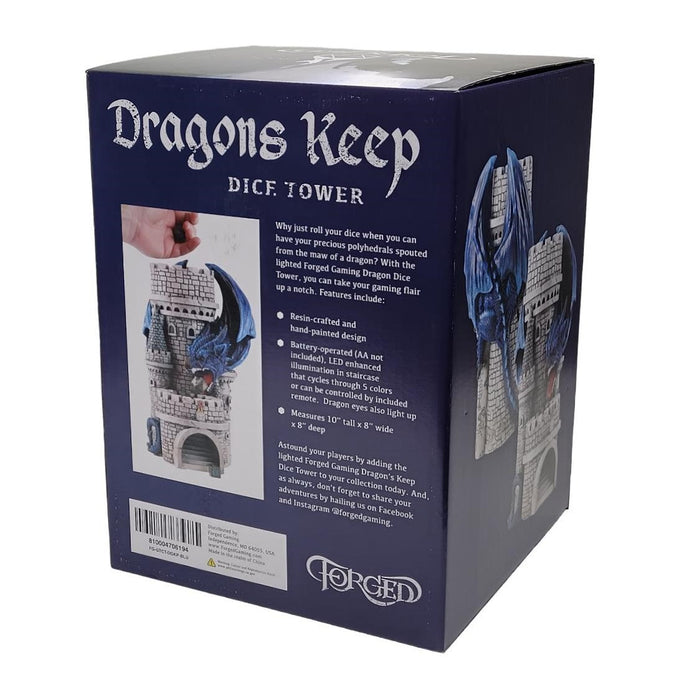 Forged Gaming | Dice Tower | Dragons Keep (Blue)