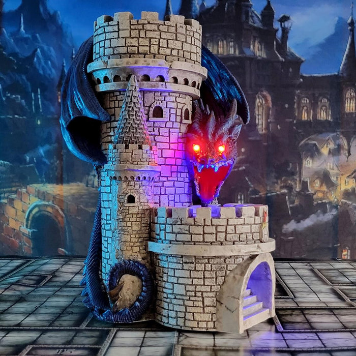 Forged Gaming | Dice Tower | Dragons Keep (Blue)