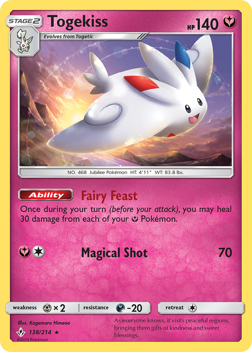 Togekiss (138/214) [Sun & Moon: Unbroken Bonds]