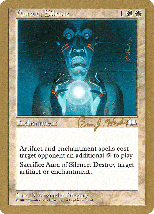 Aura of Silence (Brian Hacker) [World Championship Decks 1998]