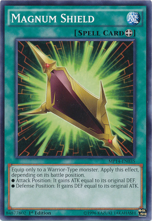 yugioh card picture size Magnum Shield [MP14-EN035] Common — Gray Gauntlet Games