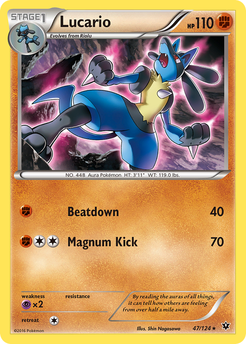 Lucario (47/124) [XY: Fates Collide]