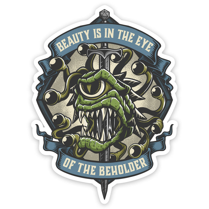 Glass Staff | Vinyl Sticker | Eye of the Beholder