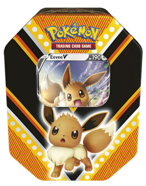 Sword & Shield - V Powers Tin (Eevee V) (International Version)