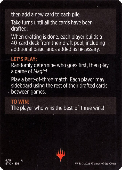 Winchester Draft (Magic Minigame) [Strixhaven: School of Mages Minigame]