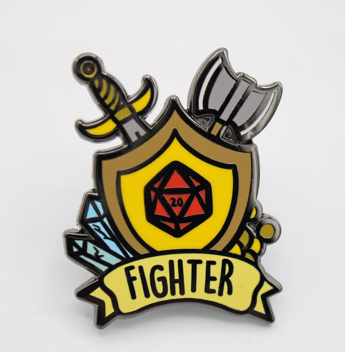 Foam Brain | Enamel Pin | Fighter
