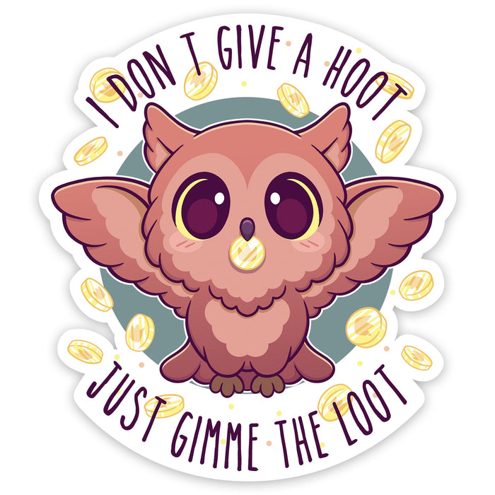 Glass Staff | Vinyl Sticker | I Don't Give Hoot
