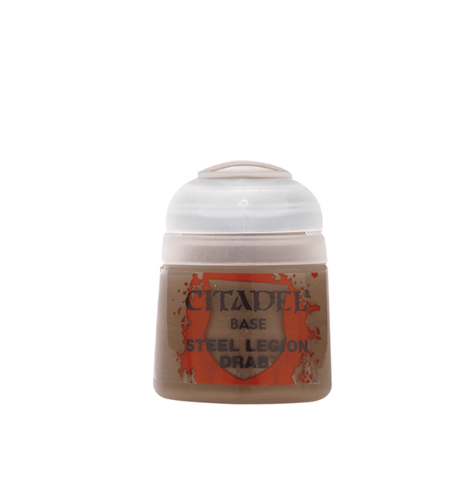 Citadel Base Paint | Steel Legion Drab (12ml)
