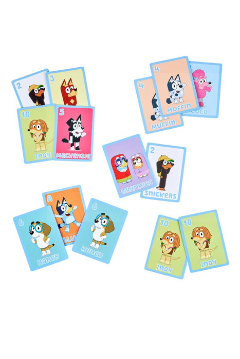 Bluey 5 in 1 Card Game Set