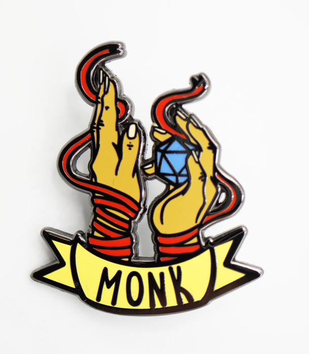 Foam Brain | Enamel Pin | Monk
