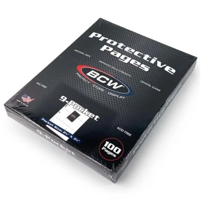 BCW | Pro 9-Pocket Page (100ct box)