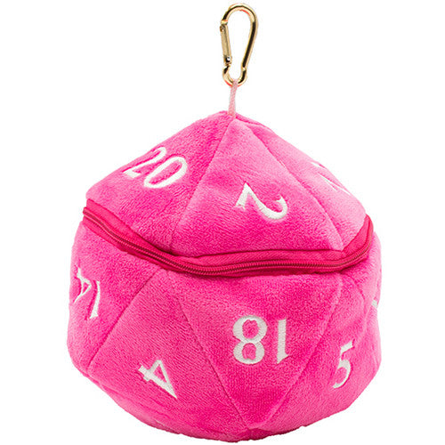 Ultra PRO: Dice Bag - Plush D20 (Pink)