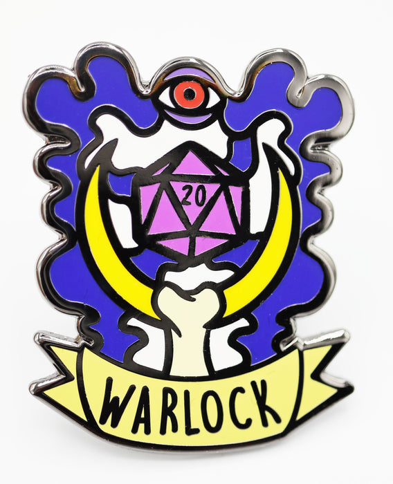 Foam Brain | Enamel Pin | Warlock