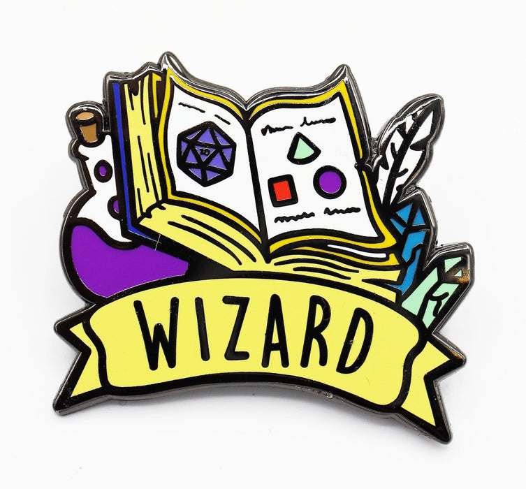 Foam Brain | Enamel Pin | Wizard