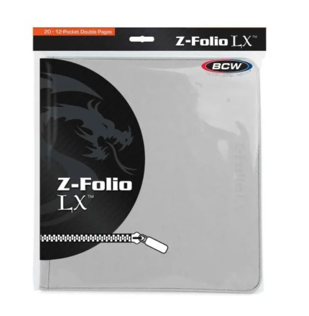 BCW | Z-Folio | 12-Pocket LX Album (White)